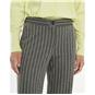 Pantalon rayas verde Paz Torras