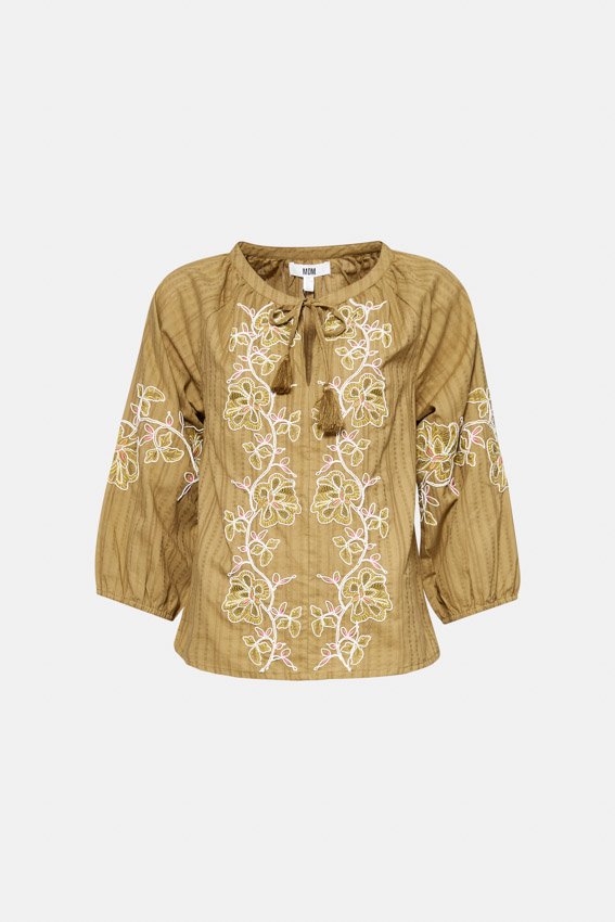 Bluson verde bordado MDM