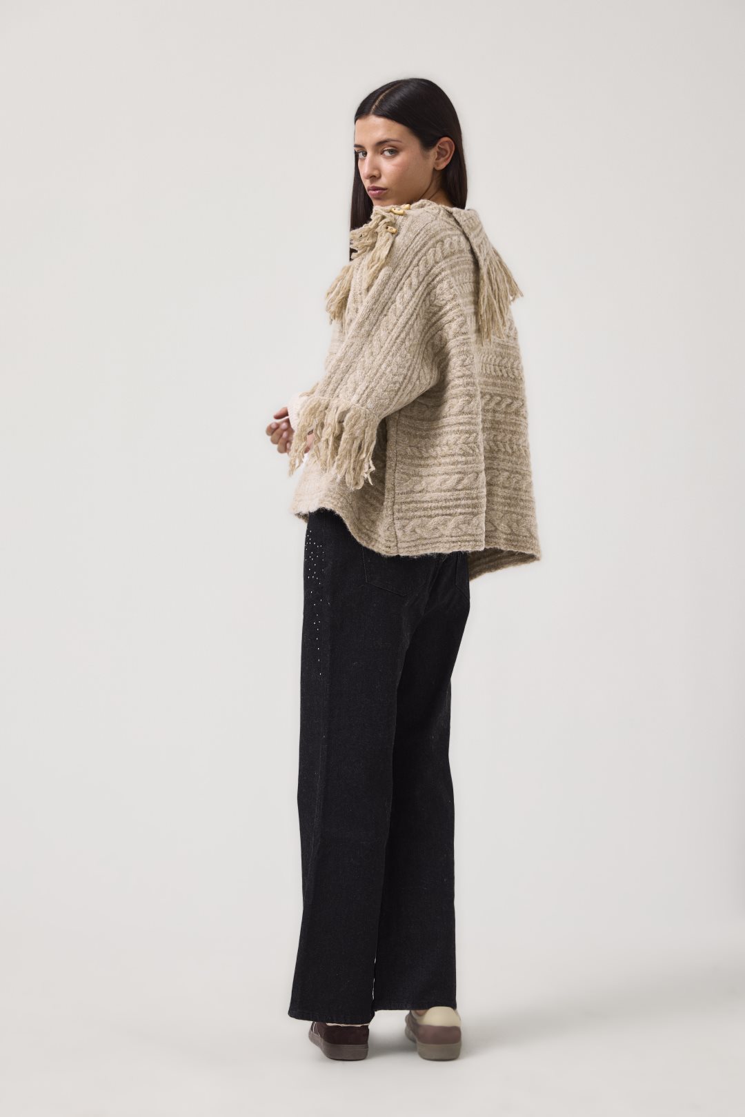Pantalon negro brilli MDM