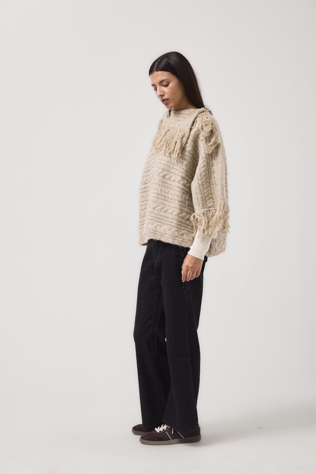 Pantalon negro brilli MDM