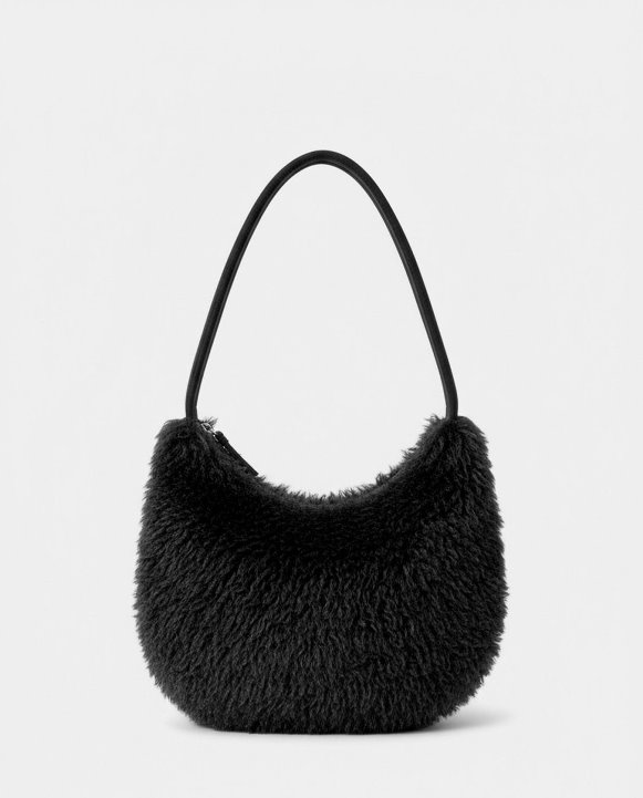 Bolso Pelito negro Surkana