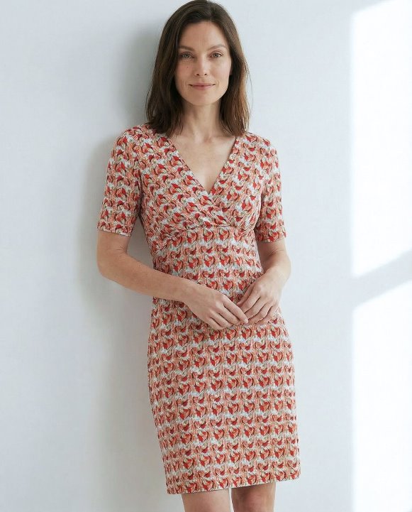 Vestido cruzado Surkana