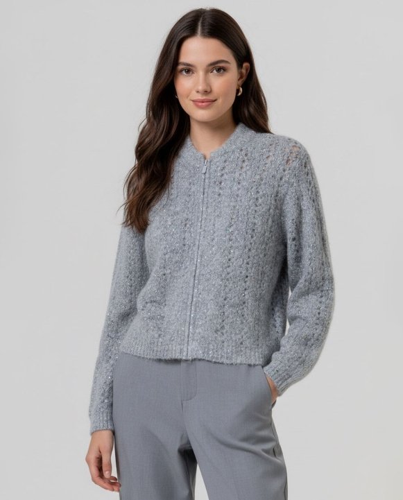 Chaqueta punto bomber Surkana