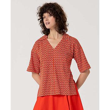 Camiseta tonos anaranjados Surkana